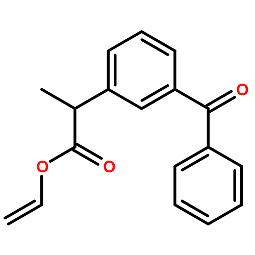 Benzeneacetic acid, 3-benzoyl-α-methyl-, ethenyl ester