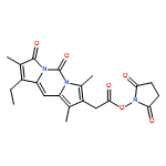 3H,5H-Dipyrrolo[1,2-c:2',1'-f]pyrimidine-8-acetic acid, 1-ethyl-2,7,9-trimethyl-3,5-dioxo-, 2,5-dioxo-1-pyrrolidinyl ester