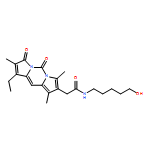 3H,5H-Dipyrrolo[1,2-c:2',1'-f]pyrimidine-8-acetamide, 1-ethyl-N-(5-hydroxypentyl)-2,7,9-trimethyl-3,5-dioxo-