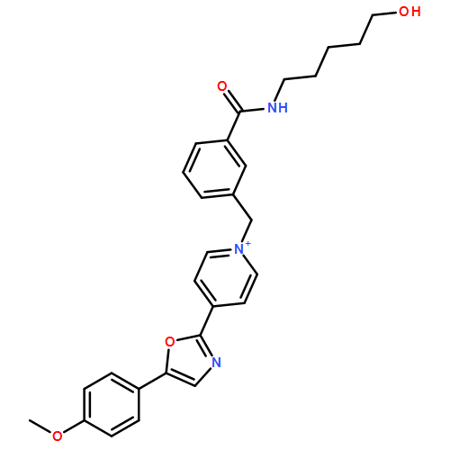 Pyridinium, 1-[[3-[[(5-hydroxypentyl)amino]carbonyl]phenyl]methyl]-4-[5-(4-methoxyphenyl)-2-oxazolyl]-