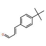 2-Propenal, 3-[4-(1,1-dimethylethyl)phenyl]-, (2E)-