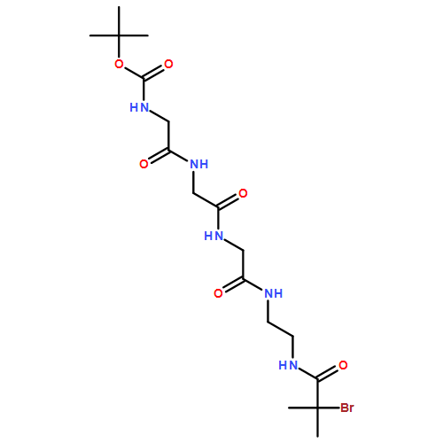 Glycinamide, N-[(1,1-dimethylethoxy)carbonyl]glycylglycyl-N-[2-[(2-bromo-2-methyl-1-oxopropyl)amino]ethyl]-