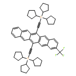 Pentacene, 6,13-bis[2-(tricyclopentylsilyl)ethynyl]-2-(trifluoromethyl)-