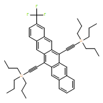 Pentacene, 2-(trifluoromethyl)-6,13-bis[2-(tripropylsilyl)ethynyl]-