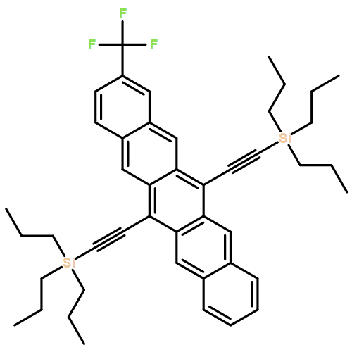 Pentacene, 2-(trifluoromethyl)-6,13-bis[2-(tripropylsilyl)ethynyl]-