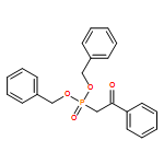 Phosphonic acid, P-(2-oxo-2-phenylethyl)-, bis(phenylmethyl) ester