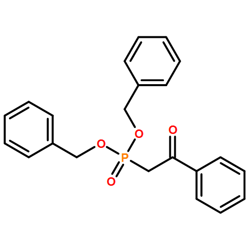 Phosphonic acid, P-(2-oxo-2-phenylethyl)-, bis(phenylmethyl) ester