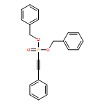 Phosphonic acid, P-(2-phenylethynyl)-, bis(phenylmethyl) ester