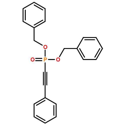 Phosphonic acid, P-(2-phenylethynyl)-, bis(phenylmethyl) ester