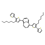 2,2'-Bithiophene, 5,5''-bicyclo[4.4.1]undeca-1,3,5,7,9-pentaene-2,7-diylbis[3-hexyl-