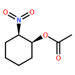 Cyclohexanol, 2-nitro-, acetate (ester), cis- (9CI)