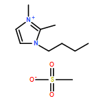 1H-Imidazolium, 1-butyl-2,3-dimethyl-, methanesulfonate