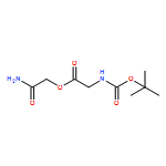 Glycine, N-[(1,1-dimethylethoxy)carbonyl]-, 2-amino-2-oxoethyl ester