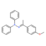 Ethanone, 1-(4-methoxyphenyl)-, 2,2-diphenylhydrazone