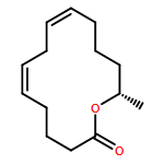 Oxacyclotetradeca-6,9-dien-2-one, 14-methyl-, [S-(Z,Z)]- (9CI)