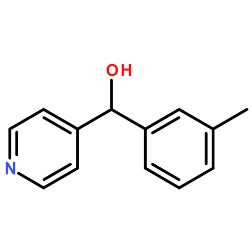 4-Pyridinemethanol, α-(3-methylphenyl)-