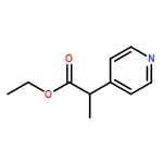 4-Pyridineacetic acid, α-methyl-, ethyl ester