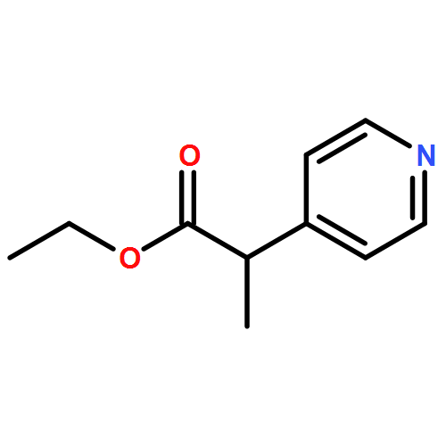 4-Pyridineacetic acid, α-methyl-, ethyl ester