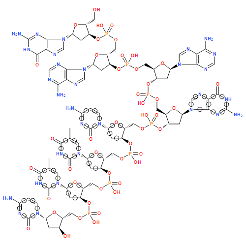 Cytidine, 2'-deoxyguanylyl-(3'→5')-2'-deoxyadenylyl-(3'→5')-2'-deoxyadenylyl-(3'→5')-2'-deoxyguanylyl-(3'→5')-2'-deoxycytidylyl-(3'→5')-thymidylyl-