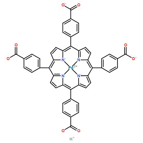 [4,4',4'',4'''-(5,10,15,20-porphyrintetrayl-κ2n21,n23)tetrabenzoato(2-)]palladium