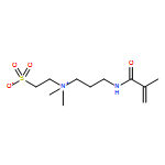 1-Propanaminium, N,N-dimethyl-3-[(2-methyl-1-oxo-2-propen-1-yl)amino]-N-(2-sulfoethyl)-, inner salt