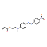 2-Propenoic acid, 2-[methyl[4-[2-(4-nitrophenyl)diazenyl]phenyl]amino]ethyl ester