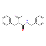 Benzenepropanamide, α-acetyl-N-(phenylmethyl)-