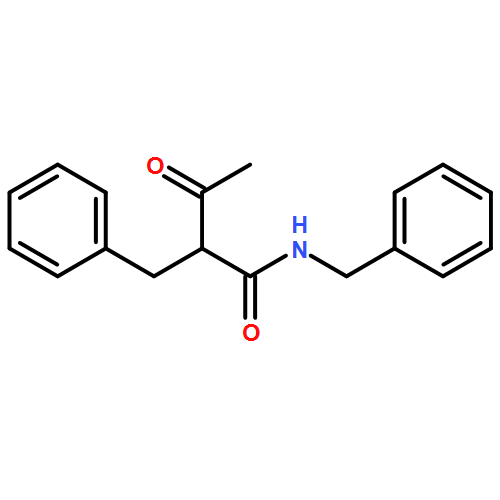 Benzenepropanamide, α-acetyl-N-(phenylmethyl)-