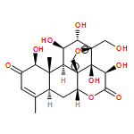 Picras-3-ene-2,16-dione, 13,20-epoxy-1,11,12,14,15,21-hexahydroxy-, (1β,11β,12α,15β)-