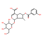 Cyclopenta[c]pyran-4-carboxylic acid, 1-(β-D-glucopyranosyloxy)-1,4a,5,6,7,7a-hexahydro-6-[(3-hydroxybenzoyl)oxy]-7-methyl-, (1S,4aS,6R,7R,7aS)-