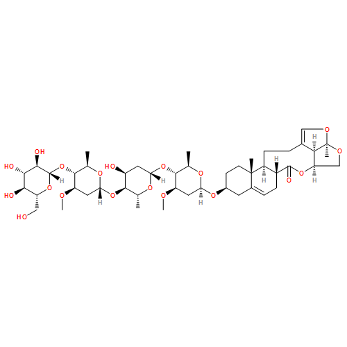 6H-2,3,5-Trioxapentaleno[1',6':5,6,7]cyclonona[1,2-a]naphthalen-6-one, 10-[(O-β-D-glucopyranosyl-(1→4)-O-2,6-dideoxy-3-O-methyl-α-D-arabino-