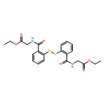 Glycine, N,N'-[dithiobis(2,1-phenylenecarbonyl)]bis-, diethyl ester (9CI)