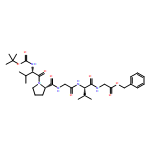 Glycine, N-[(1,1-dimethylethoxy)carbonyl]-L-valyl-L-prolylglycyl-L-valyl-, phenylmethyl ester