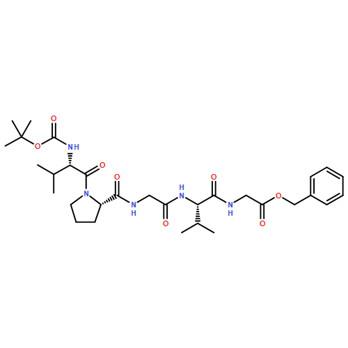 Glycine, N-[(1,1-dimethylethoxy)carbonyl]-L-valyl-L-prolylglycyl-L-valyl-, phenylmethyl ester