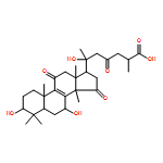 Lanost-8-en-26-oic acid, 3,7,20-trihydroxy-11,15,23-trioxo-, (3β,7β,20ξ)-