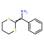 Benzenemethanamine, α-1,3-dithian-2-ylidene-