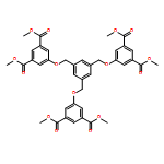 1,3-Benzenedicarboxylic acid, 5,5',5''-[1,3,5-benzenetriyltris(methyleneoxy)]tris-, 1,1',1'',3,3',3''-hexamethyl ester