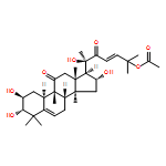 19-Norlanosta-5,23-diene-11,22-dione, 25-(acetyloxy)-2,3,16,20-tetrahydroxy-9-methyl-, (2β,3α,9β,10α,16α,23E)-