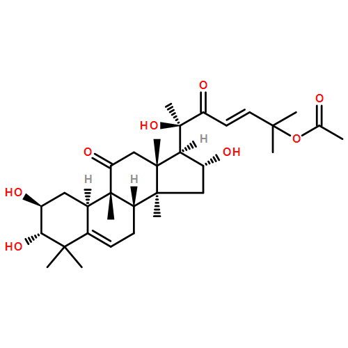 19-Norlanosta-5,23-diene-11,22-dione, 25-(acetyloxy)-2,3,16,20-tetrahydroxy-9-methyl-, (2β,3α,9β,10α,16α,23E)-