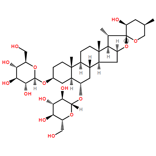 β-D-Glucopyranoside, (3β,5α,6α,23S,25R)-23-hydroxyspirostan-3,6-diyl bis-