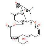 Spiro[10,12:19,22a-dimethano-4H,5H,22aH-oxireno[8,9][1,6,12]trioxacyclooctadecino[3,4-d][1]benzopyran-11(10H),2'-oxirane]-2,14(1aH,17H)-dione,