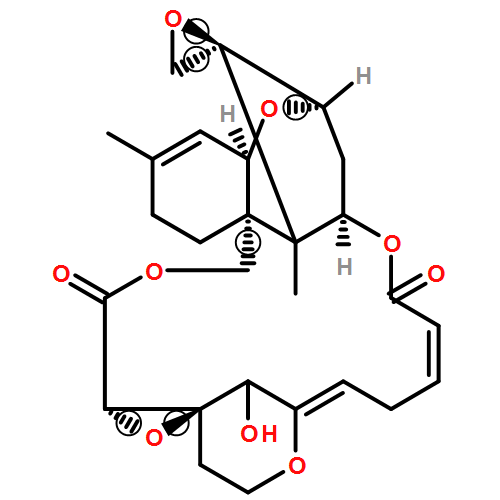 Spiro[10,12:19,22a-dimethano-4H,5H,22aH-oxireno[8,9][1,6,12]trioxacyclooctadecino[3,4-d][1]benzopyran-11(10H),2'-oxirane]-2,14(1aH,17H)-dione,