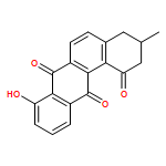 Benz[a]anthracene-1,7,12(2H)-trione, 3,4-dihydro-8-hydroxy-3-methyl-