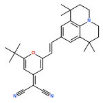 Propanedinitrile, 2-[2-(1,1-dimethylethyl)-6-[2-(2,3,6,7-tetrahydro-1,1,7,7-tetramethyl-1H,5H-benzo[ij]quinolizin-9-yl)ethenyl]-4H-pyran-4-ylidene]-