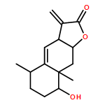 Naphtho[2,3-b]furan-2(3H)-one, 3a,5,6,7,8,8a,9,9a-octahydro-8-hydroxy-5,8a-dimethyl-3-methylene-, (3aR,5S,8R,8aR,9aR)-