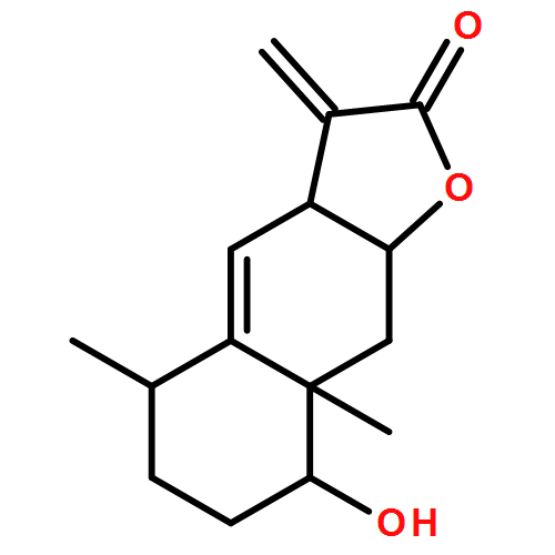 Naphtho[2,3-b]furan-2(3H)-one, 3a,5,6,7,8,8a,9,9a-octahydro-8-hydroxy-5,8a-dimethyl-3-methylene-, (3aR,5S,8R,8aR,9aR)-