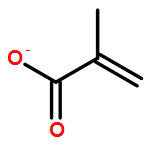 2-Propenoic acid, 2-methyl-, ion(1-)