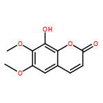 8-hydroxy-6,7-dimethoxychromen-2-one