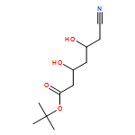 Hexanoic acid, 6-cyano-3,5-dihydroxy-, 1,1-dimethylethyl ester, (3R,5R)-