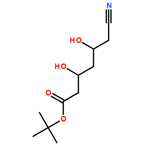 Hexanoic acid, 6-cyano-3,5-dihydroxy-, 1,1-dimethylethyl ester, (3R,5R)-